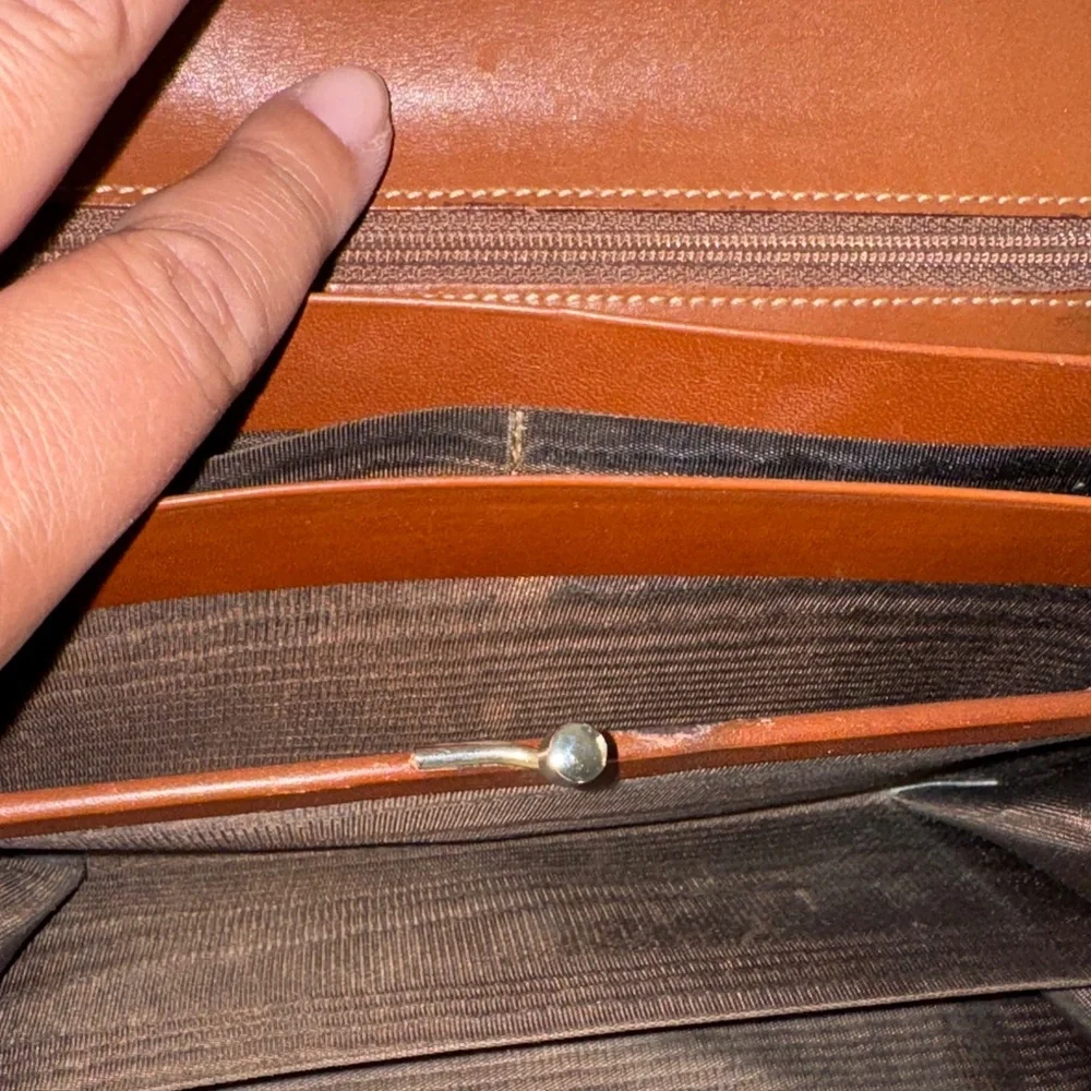 Burberry Beige and Brown Checkered Wallet - Picture 7 of 11